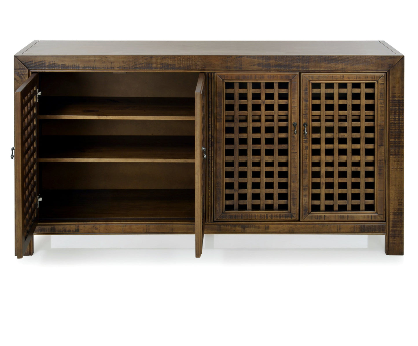 Rio 4 Door Accent Cabinet Mocha