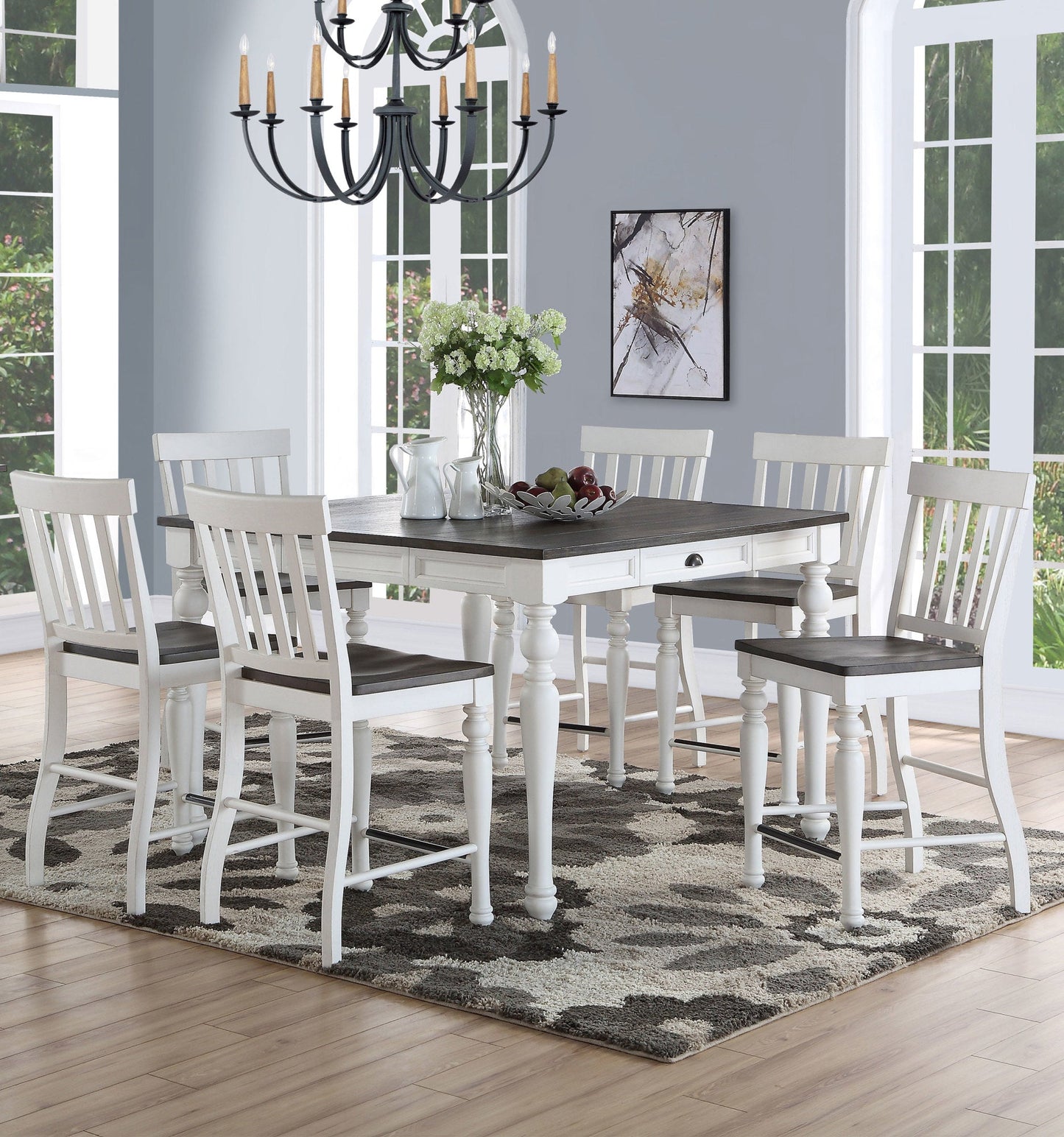 Joanna Ivory/Mocha 5PC Counter Set